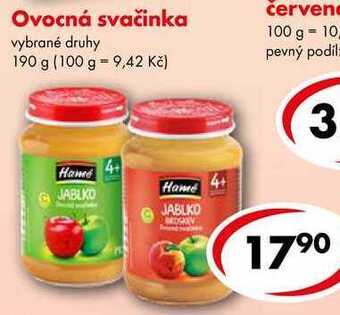 Ovocná svačinka, 190 g