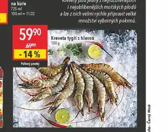 Globus Krevety tygří s hlavou nabídka