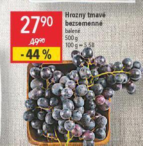 Globus Hrozny tmavé bezsemenné nabídka