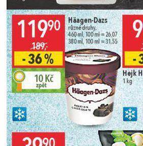 Globus Häagen dazs nabídka