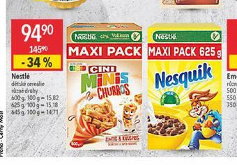 Globus Nestlé dětské cereálie nabídka