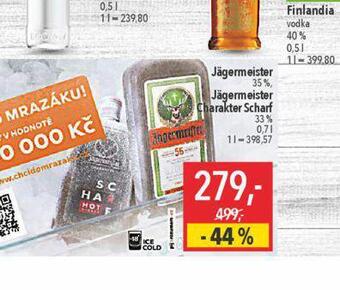 Globus Jägermeister nabídka