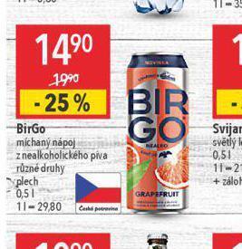 Globus Birgo míchaný nápoj nabídka