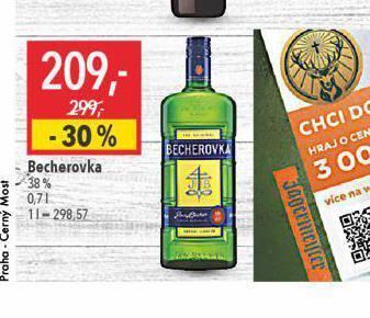Globus Becherovka nabídka