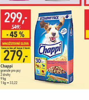 Globus Chappi granule pro psy nabídka