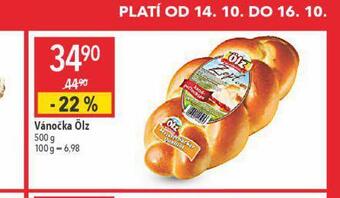 Globus Ölz vánočka nabídka