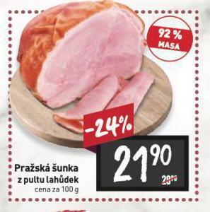 Billa Pražská šunka nabídka