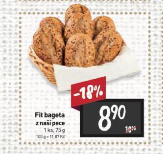 Billa Fit bageta nabídka