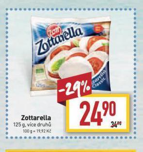 Billa Zottarella nabídka