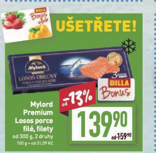 Billa Mylord premium porce filé nabídka
