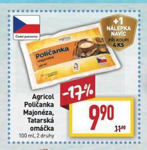 Billa Poličanka majonéza nabídka