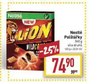 Billa Nestlé polštářky nabídka