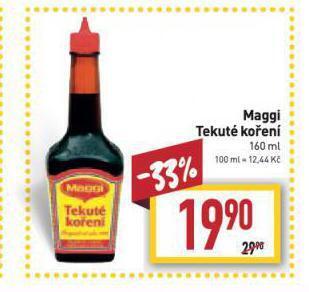 Billa Maggi tekuté koření nabídka