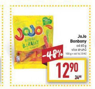 Billa Jojo bonbony nabídka