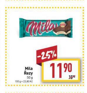 Billa Mila řezy nabídka