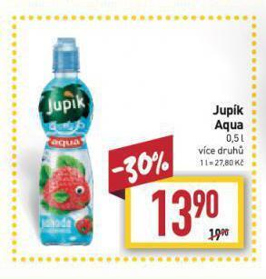 Billa Jupík aqua nabídka