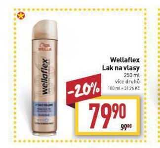 Billa Wellaflex lak na vlasy nabídka