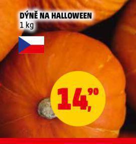 Penny Market Dýně na halloween nabídka