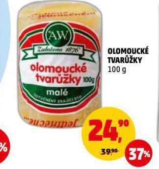 Penny Market Olomoucké tvarůžky nabídka