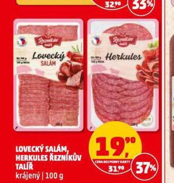 Penny Market Lovecký salám nabídka