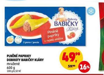 Penny Market Plněné papriky dobroty babičky kláry nabídka
