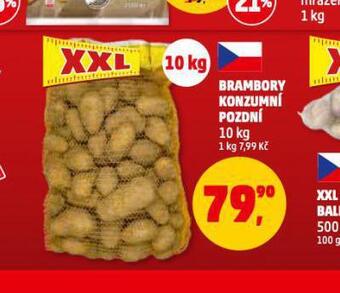 Penny Market Brambory konzumní pozdní nabídka