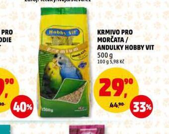 Penny Market Hobby vit krmivo pro andulky nabídka