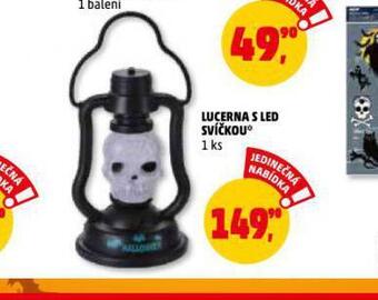 Penny Market Lucerna s led svíčkou nabídka