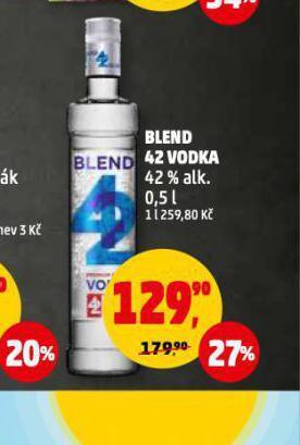 Penny Market Blend 42 vodka nabídka