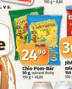 Coop Chio pom bär nabídka