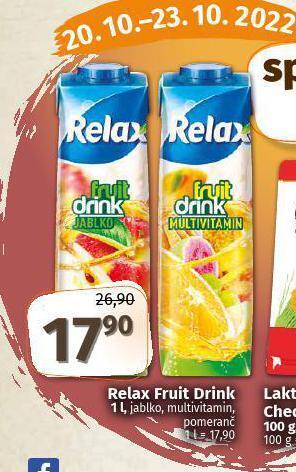 Coop Relax fruit drink nabídka