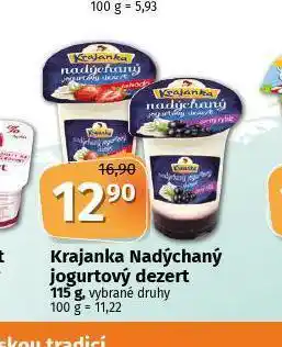 Coop Krajanka nadýchaný jogurt dezert nabídka