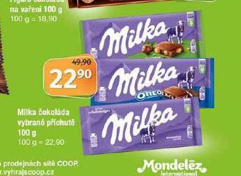 Coop Milka čokoláda nabídka