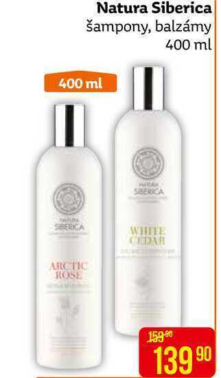 Teta Natura siberica šampony, balzámy 400 ml nabídka