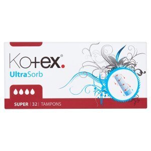 Teta Kotex ultra sorb super tampóny 32 ks nabídka