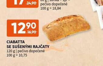 Terno Ciabatta se sušenými rajčaty nabídka