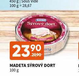 Terno Madeta sýrový dort nabídka