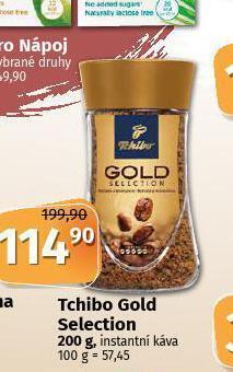 Coop Tchibo gold selection instantní káva nabídka