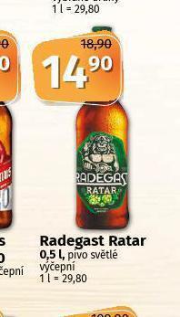 Coop Pivo radegast ratar nabídka
