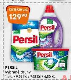 Coop Persil vybrané druhy nabídka