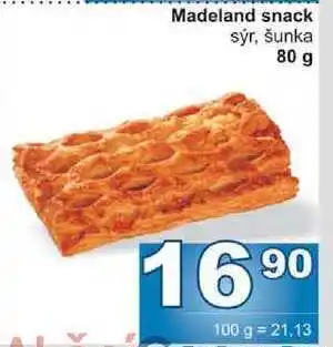 Jip Madeland snack sýr, šunka 80 g nabídka