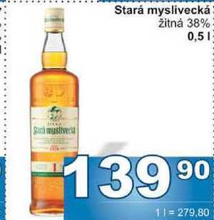 Stará myslivecká žitná 38% 0,5l
