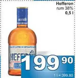 Jip Hefferon rum 38% 0,5l nabídka