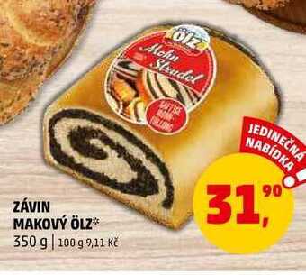 Penny Market Závin makový ölz, 350 g nabídka