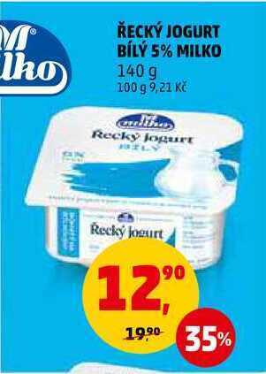 Penny Market Řecký jogurt bílý 5% milko, 140 g nabídka