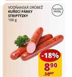 Flop Kuřecí párky striptýzky 100 g nabídka