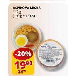 Flop Aspiková miska 110g nabídka