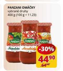 Panzani omáčky vybrané druhy 400 g