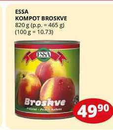 Flop Essa kompot broskve 820 g nabídka