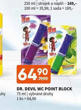 Terno Dr. devil wc point block nabídka